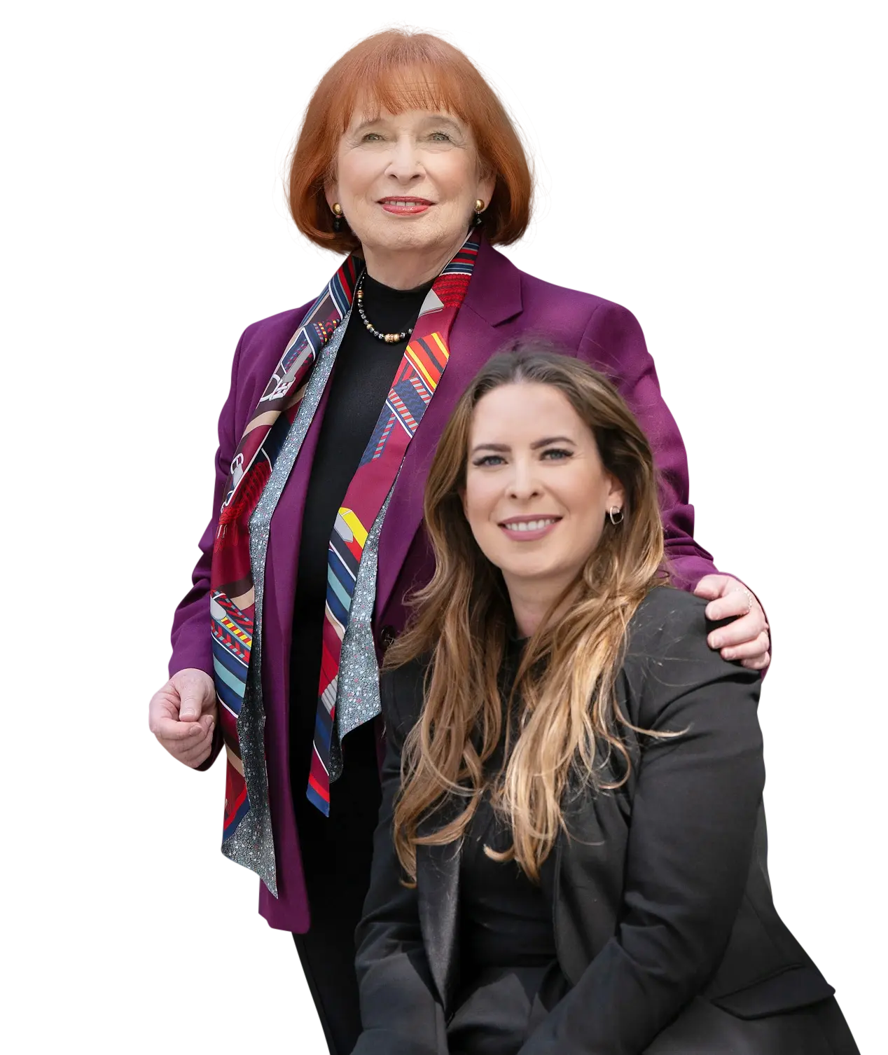 Ingrid Hofmann, Geschäftsführerin von Hofmann Personal und Tochter Sonja, symbolisieren familiären Zusammenhalt und Expertise in Zeitarbeit.