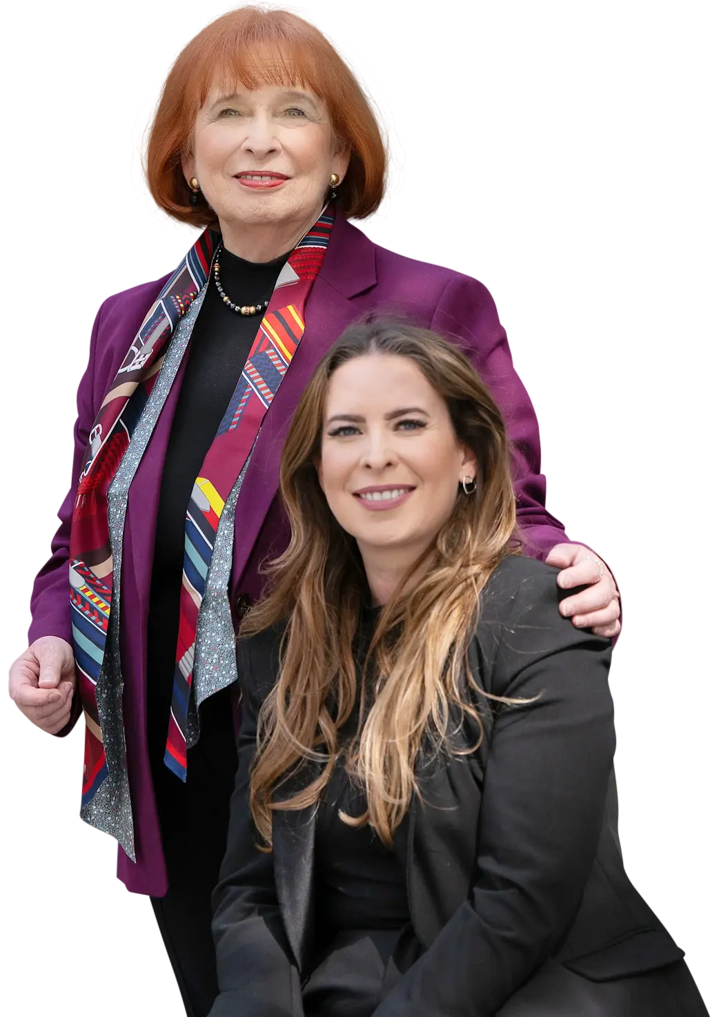 Ingrid Hofmann, Geschäftsführerin von Hofmann Personal und Tochter Sonja, symbolisieren familiären Zusammenhalt und Expertise in Zeitarbeit.