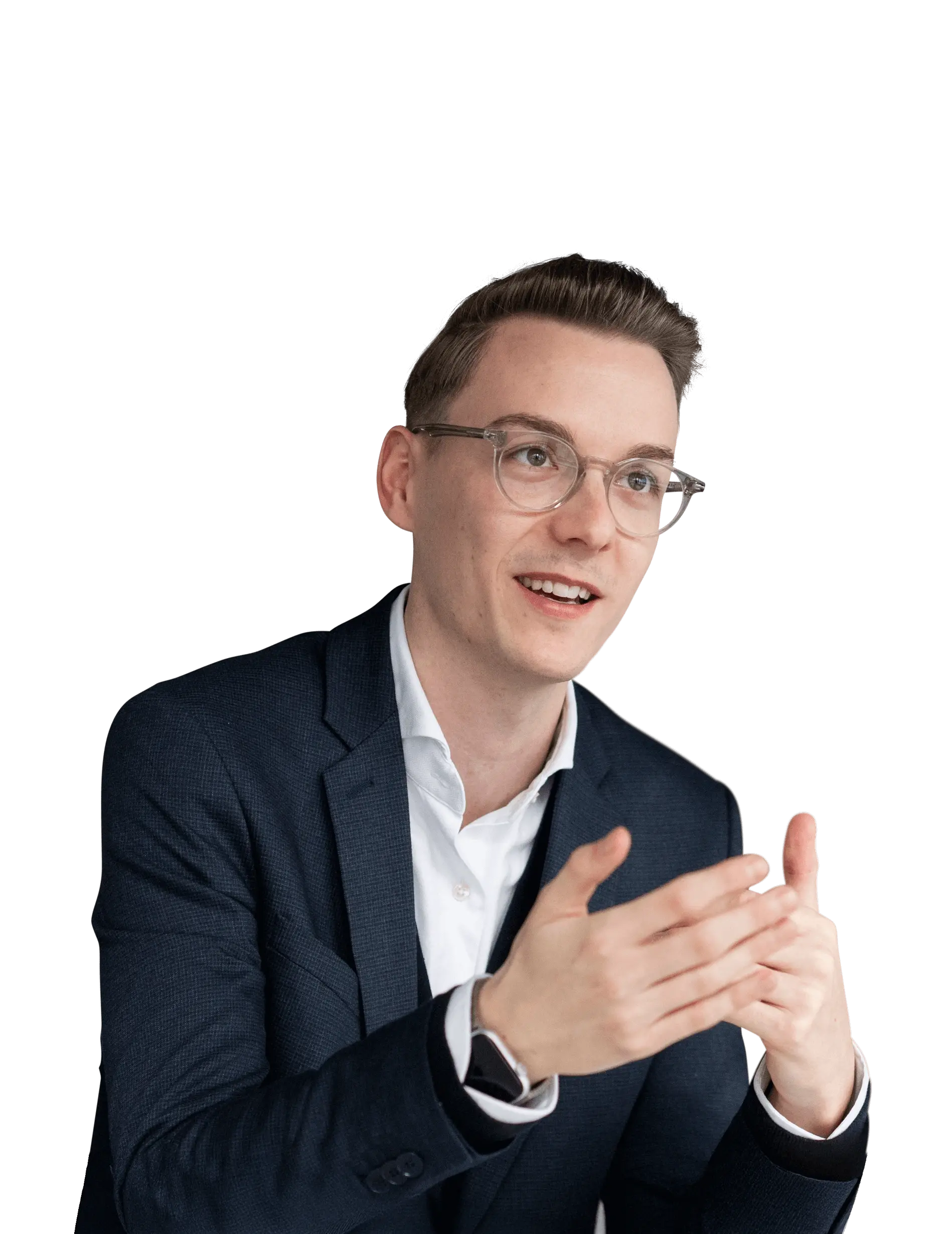 Interner Mitarbeiter im Gespräch mit Kollegin, symbolisch für Teamarbeit und Kommunikation bei Hofmann Personal.