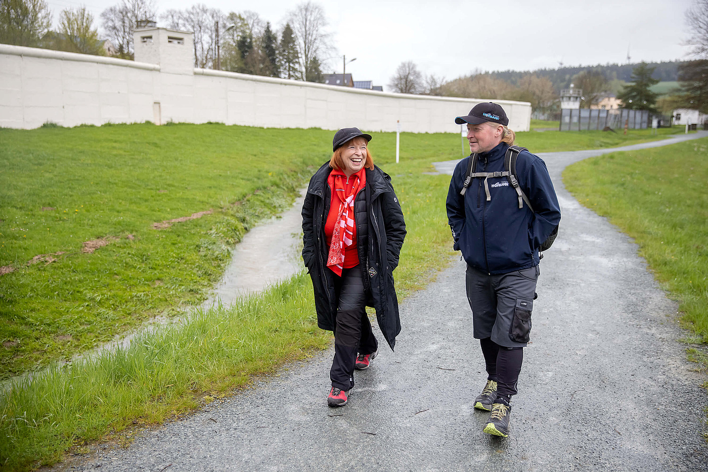 Markenbotschafter Joey Kelly im Gespräch mit Geschäftsführerin Ingrid Hofmann