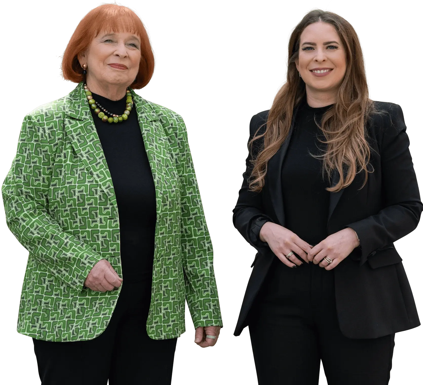 Ingrid Hofmann, Geschäftsführerin von Hofmann Personal und Tochter Sonja, symbolisieren familiären Zusammenhalt und Expertise in Zeitarbeit.