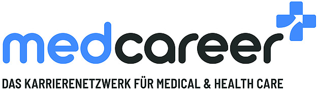 Das neue Logo von medcareer, die neue Marke von Hofmann Personal, 