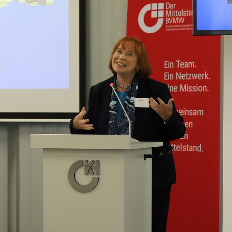 Begrüßung BVMW Ingrid Hofmann 