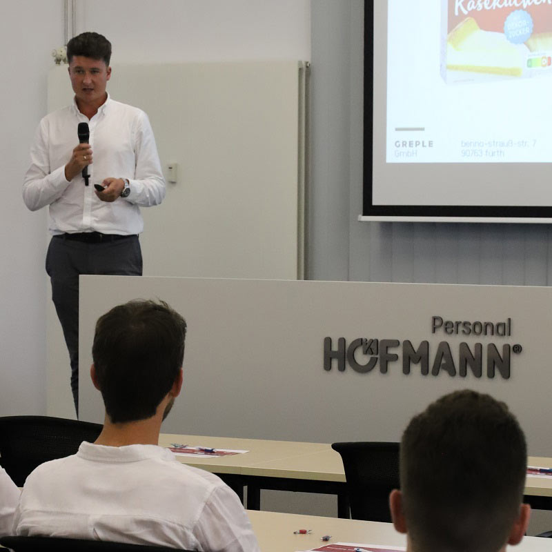 Michael Plentinger stellte die Skill Management Plattform vor.